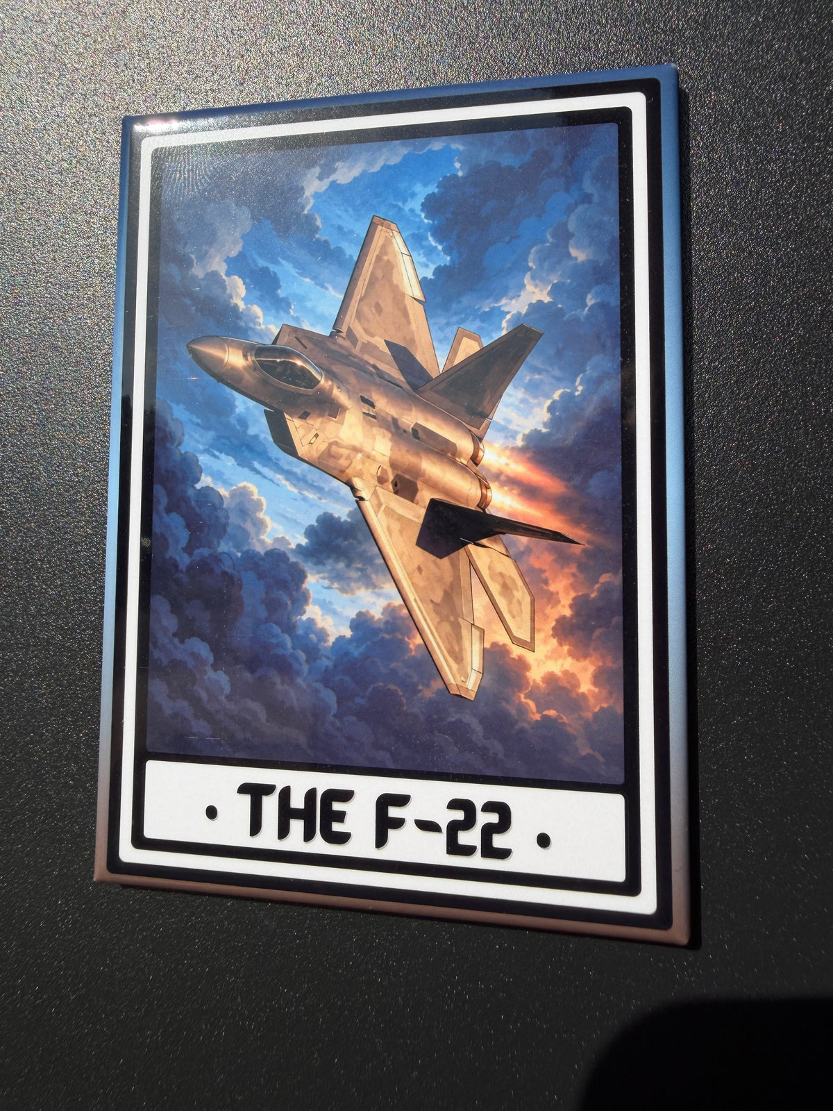 F-22 Raptor Magnet - 3.5 x 2.5” - Original Design Made in USA