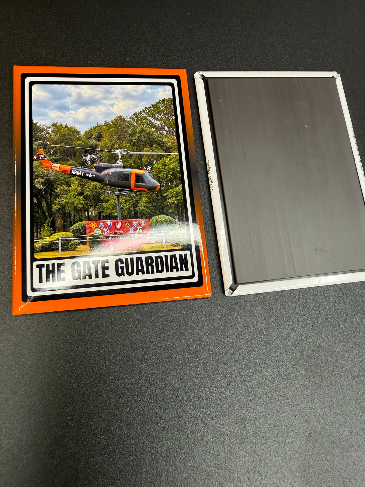 The Gate Guardian Fridge Magnet Duo - Fort Rucker Army Aviation