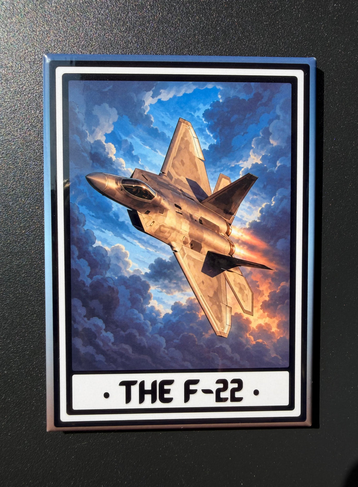 F-22 Raptor Magnet - 3.5 x 2.5” - Original Design Made in USA