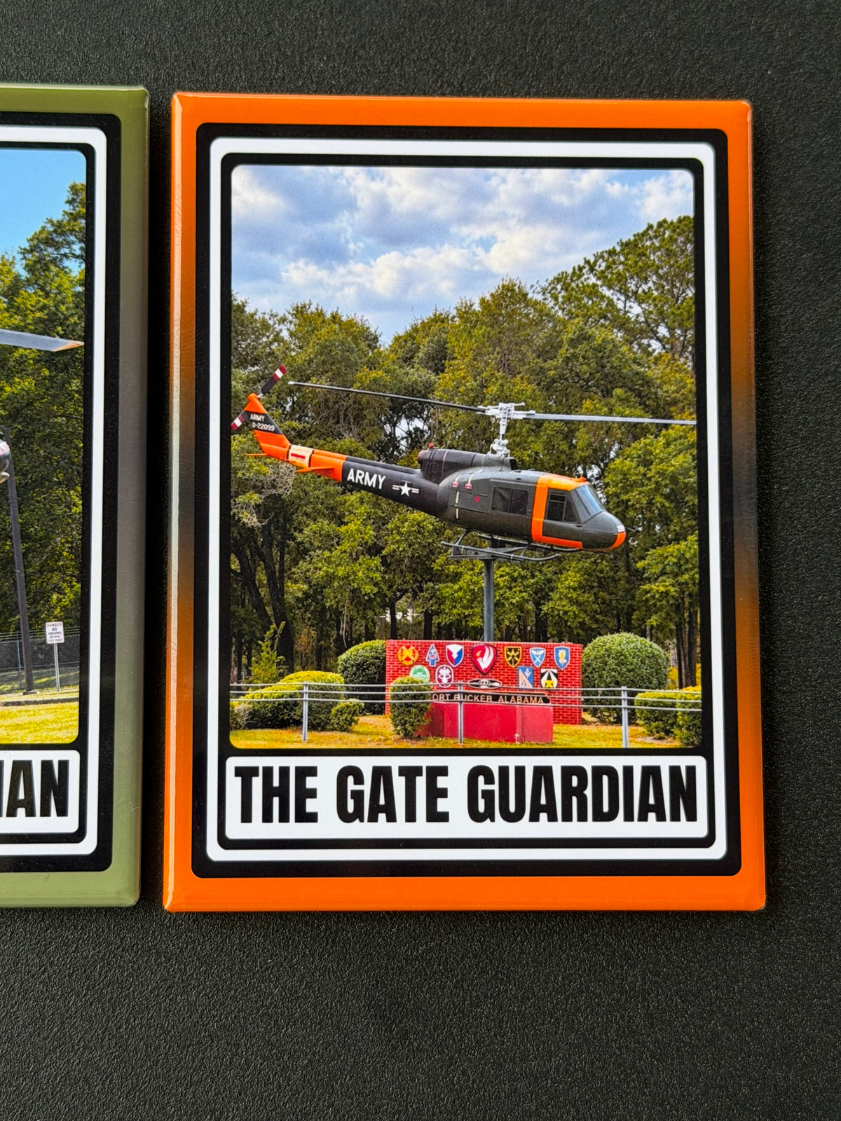 The Gate Guardian Fridge Magnet Duo - Fort Rucker Army Aviation