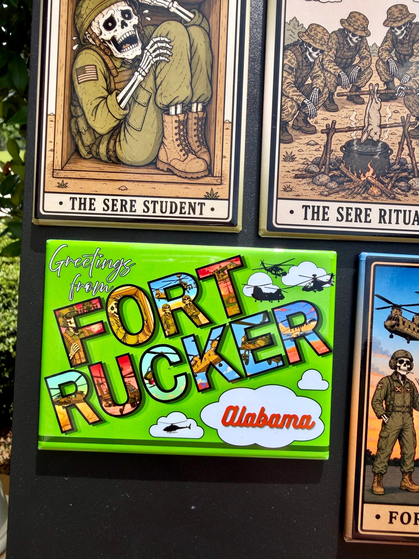 Fort Rucker Army Aviation Magnets - Helicopter and Fixed Wing Collection