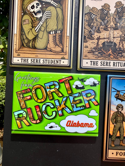 Fort Rucker Army Aviation Magnets - Helicopter and Fixed Wing Collection