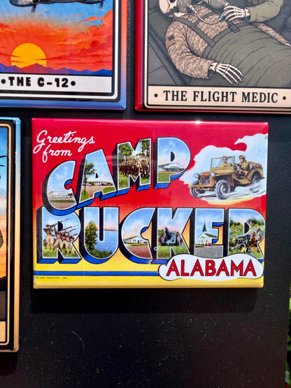 Fort Rucker Army Aviation Magnets - Helicopter and Fixed Wing Collection
