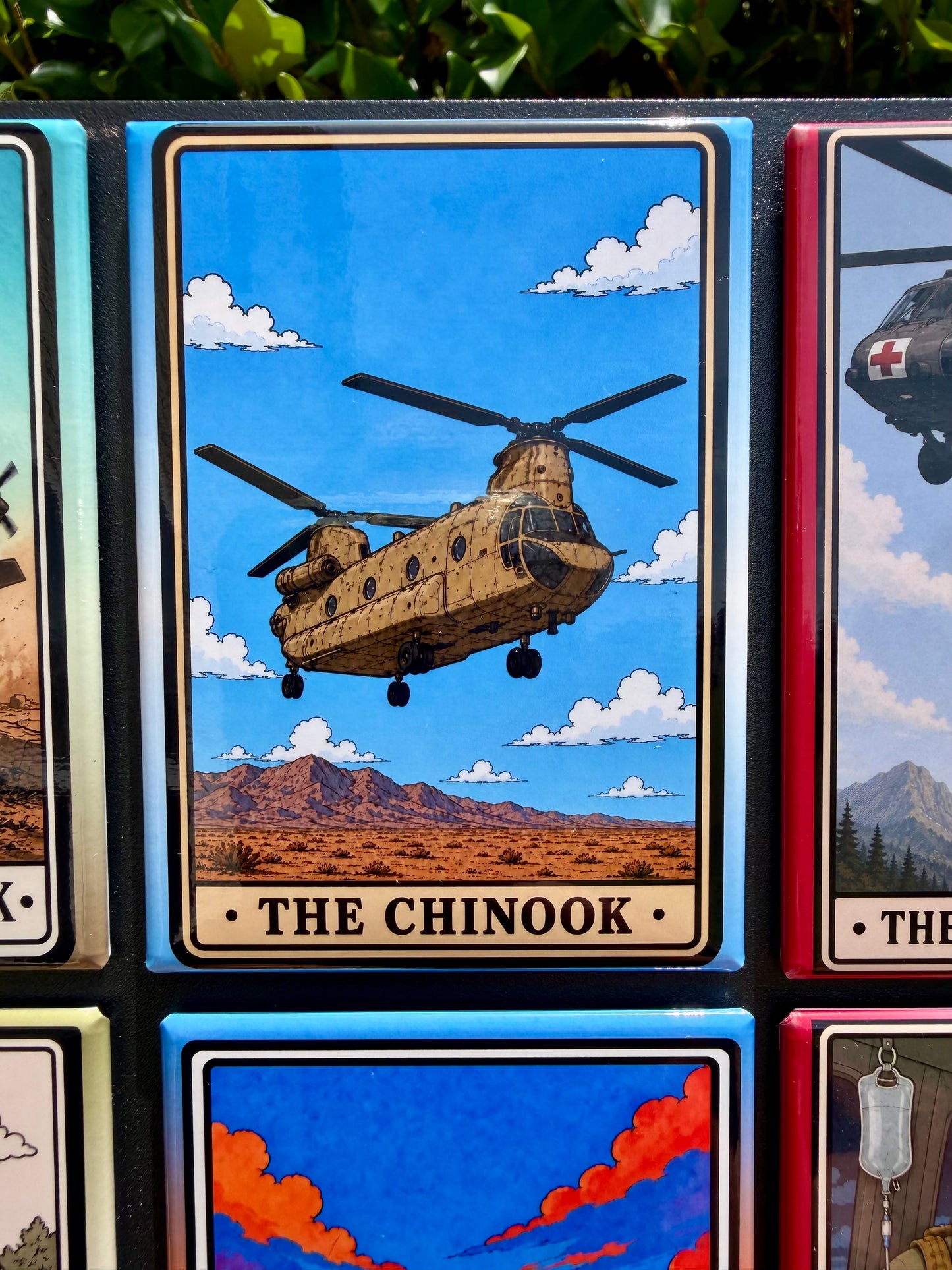 Fort Rucker Army Aviation Magnets - Helicopter and Fixed Wing Collection