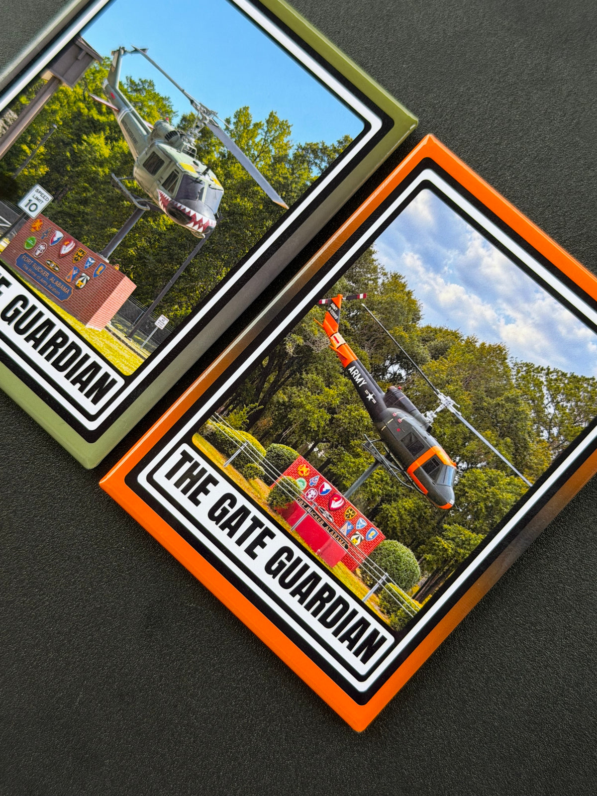 The Gate Guardian Fridge Magnet Duo - Fort Rucker Army Aviation