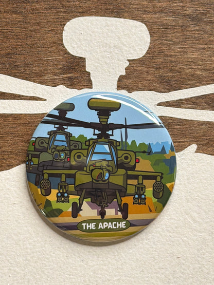 The Apache - 2.25 Inch Round Magnet