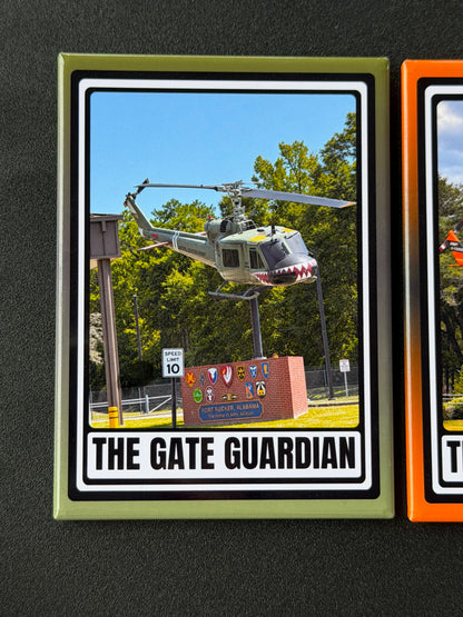 The Gate Guardian Fridge Magnet Duo - Fort Rucker Army Aviation