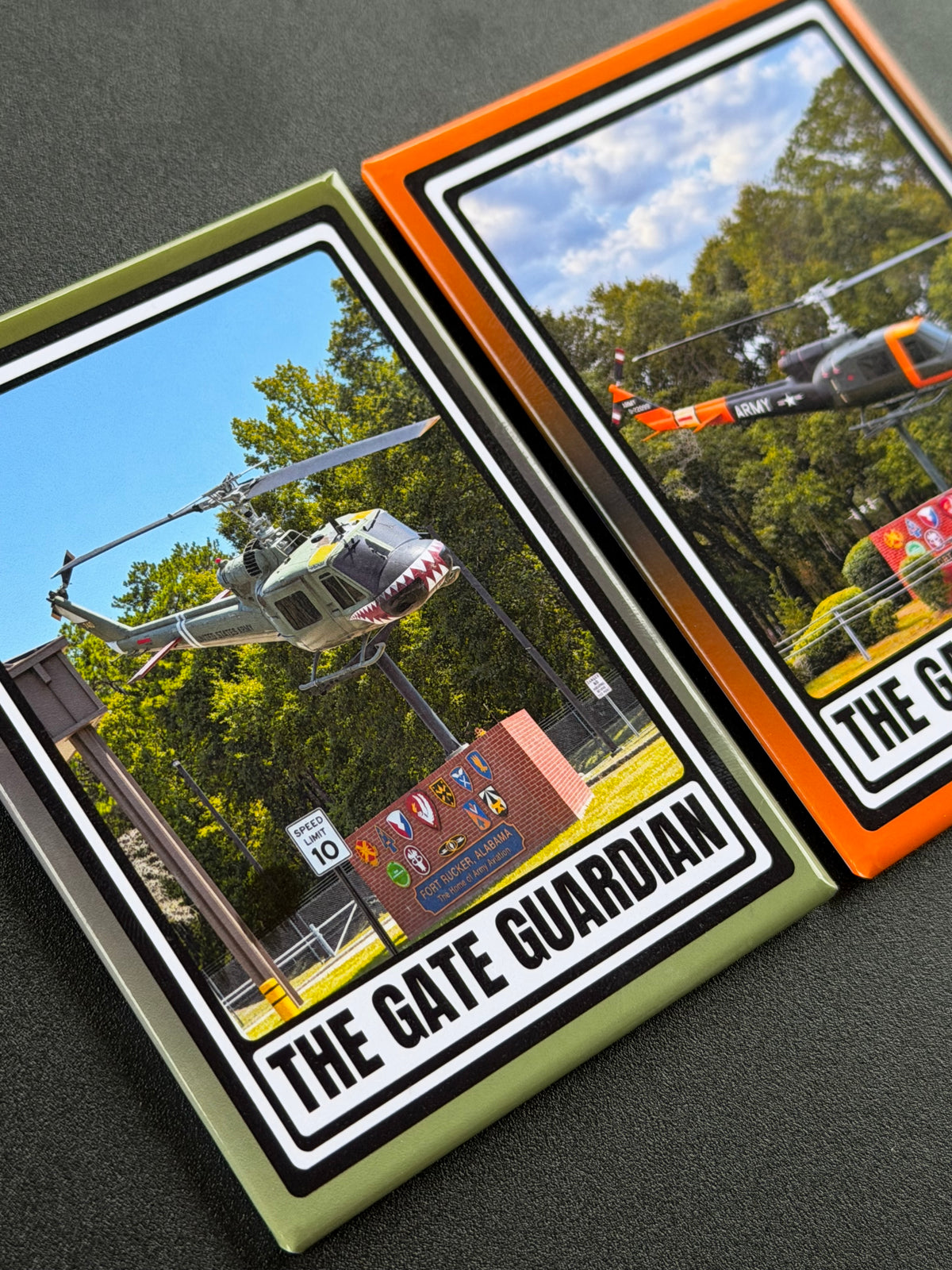 The Gate Guardian Fridge Magnet Duo - Fort Rucker Army Aviation