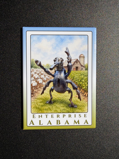 Enterprise, Alabama Boll Weevil Fridge Magnet