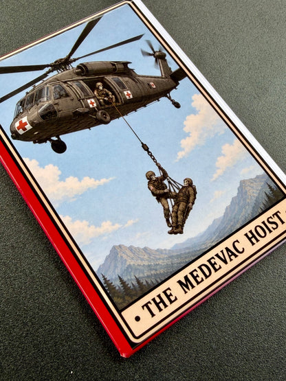 HH-60 Black Hawk Medevac Helicopter Magnet - 3.5 x 2.5” - Original Design Made in USA