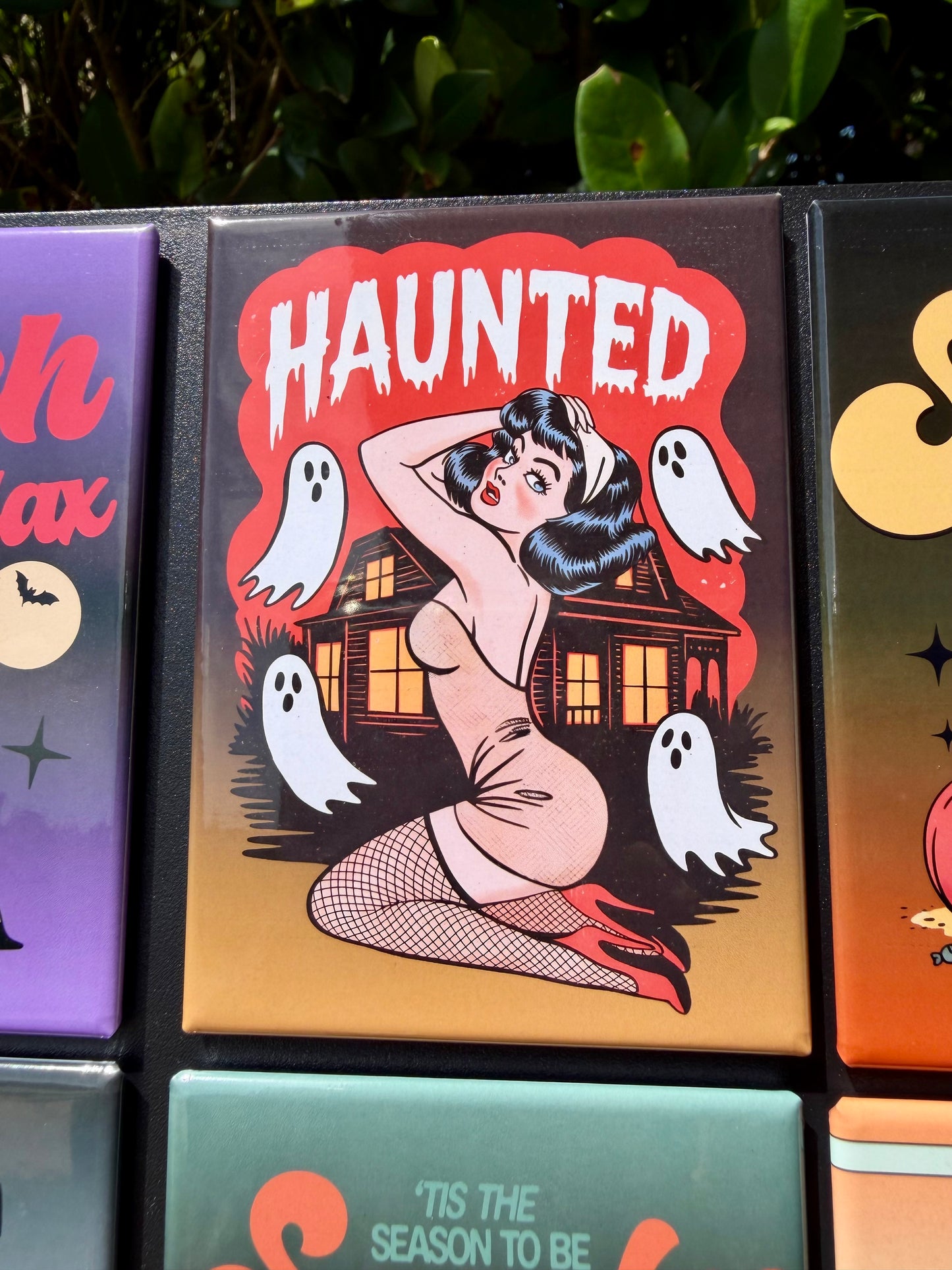 Vintage Halloween Magnets - Retro Spooky Collection