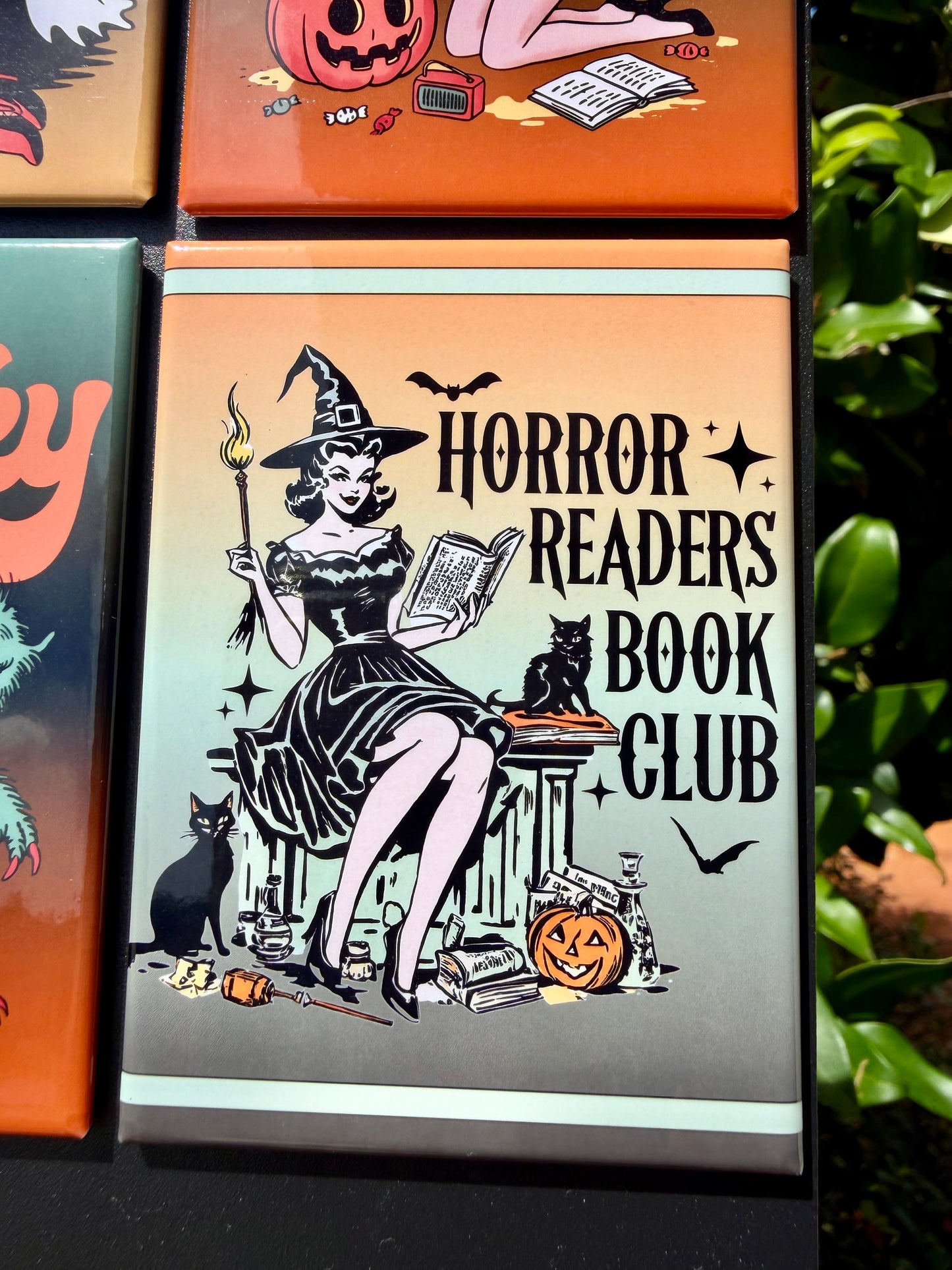 Vintage Halloween Magnets - Retro Spooky Collection