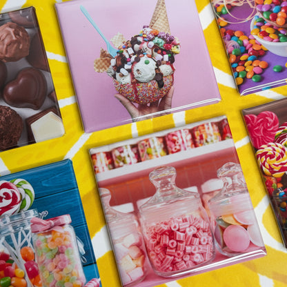 Set of 9 Custom 2 x 2 Photo Magnets