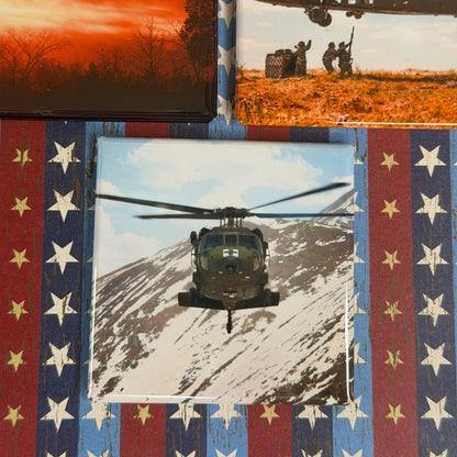 Blackhawk Helicopter Set of 3 Magnets