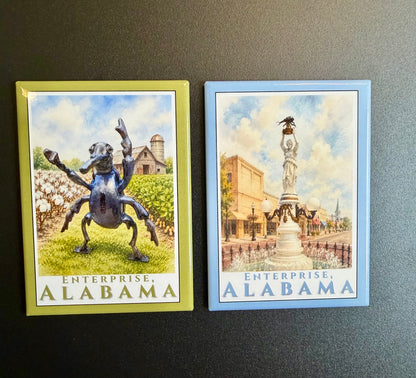 Enterprise Boll Weevil Monument Magnet - Made in the Wiregrass 3.5 x 2.5"