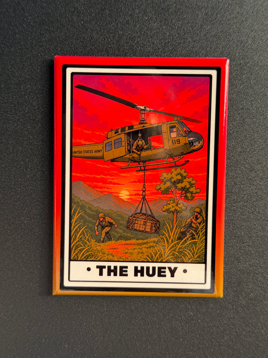 UH-1 Huey Helicopter Magnet