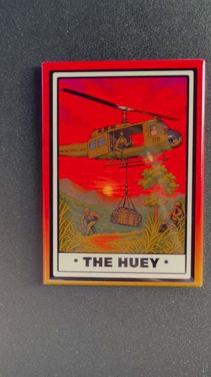 UH-1 Huey Helicopter Magnet