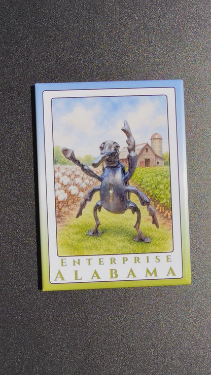 Enterprise, Alabama Boll Weevil Fridge Magnet
